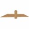 Ekena Millwork Eugene Smooth Timber Gable Bracket, Western Red Cedar, 72"W x 12"H x 1 1/2"D x 5 1/2"F, 4/12 Pitch GBW072X12X0206EUG00SWR - alternate 3